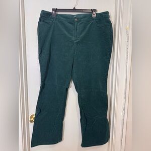 St. John's Bay Green Boot Cut Pants
